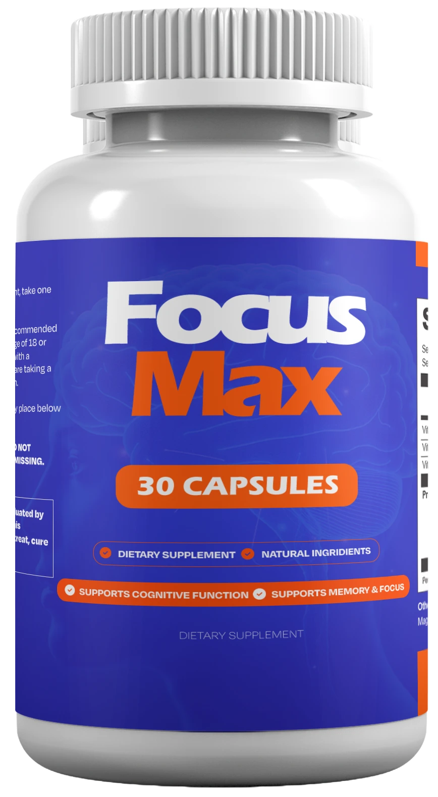 FocusMax supplement bottles